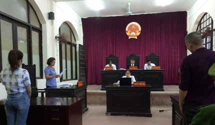 Tổ chức phiên tòa rút kinh nghiệm tại huyện Quốc Oai